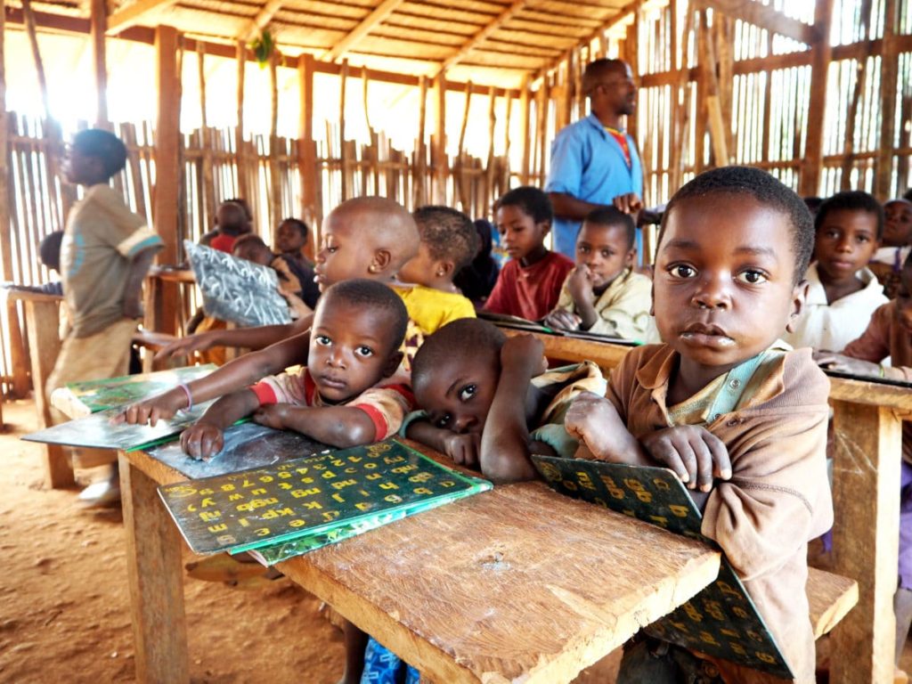 Children in school, Cameroon