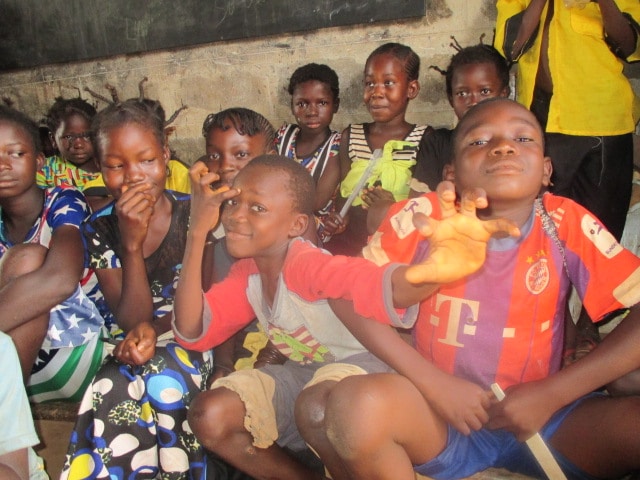 School children in Central African Republic (CAR)