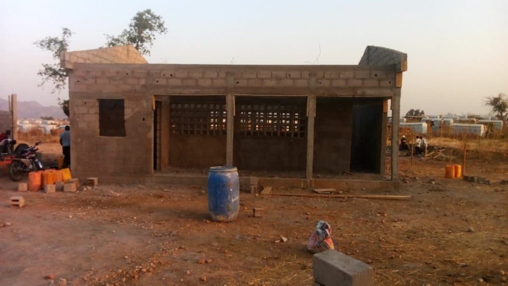 Irish Aid funded pre-school building in Minawao Camp, Cameroon