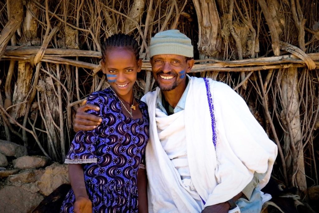 Yekaba and her father